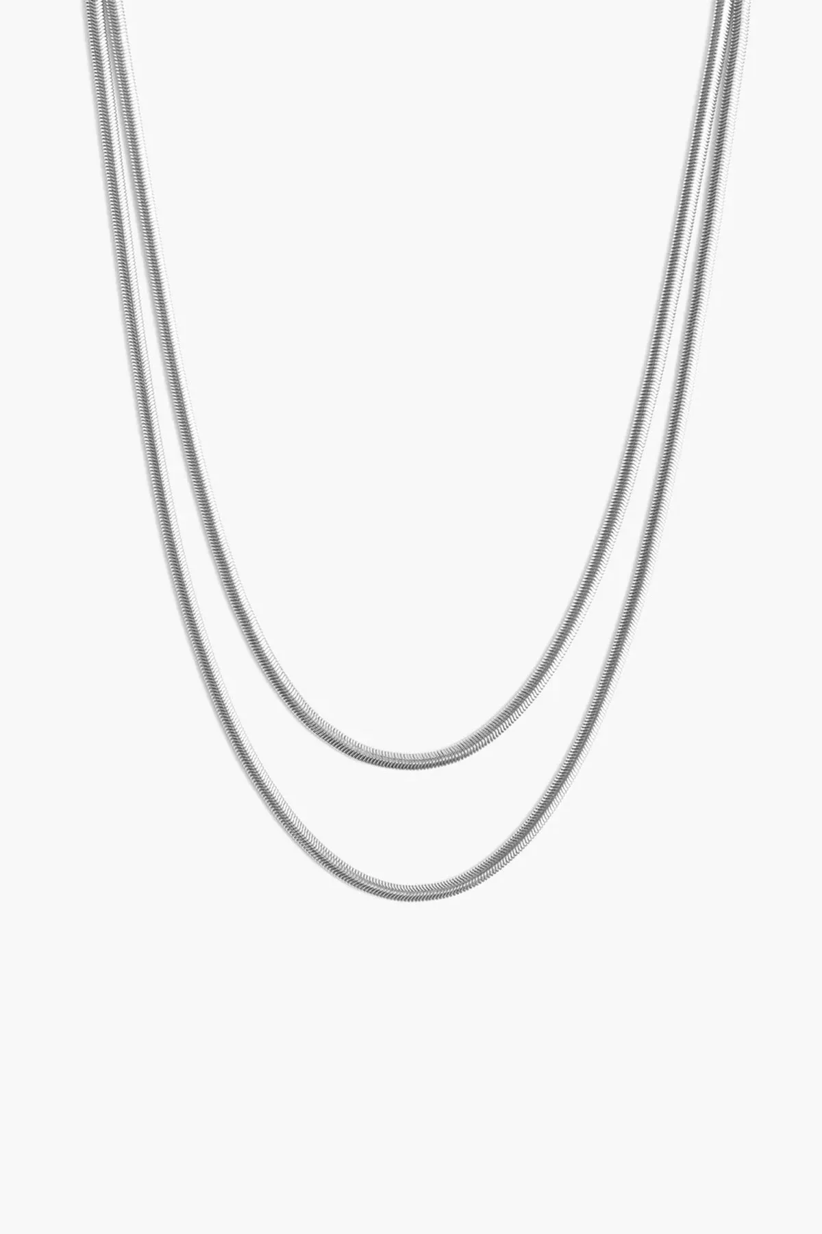 RAMSEY LAYERED NECKLACE Silver