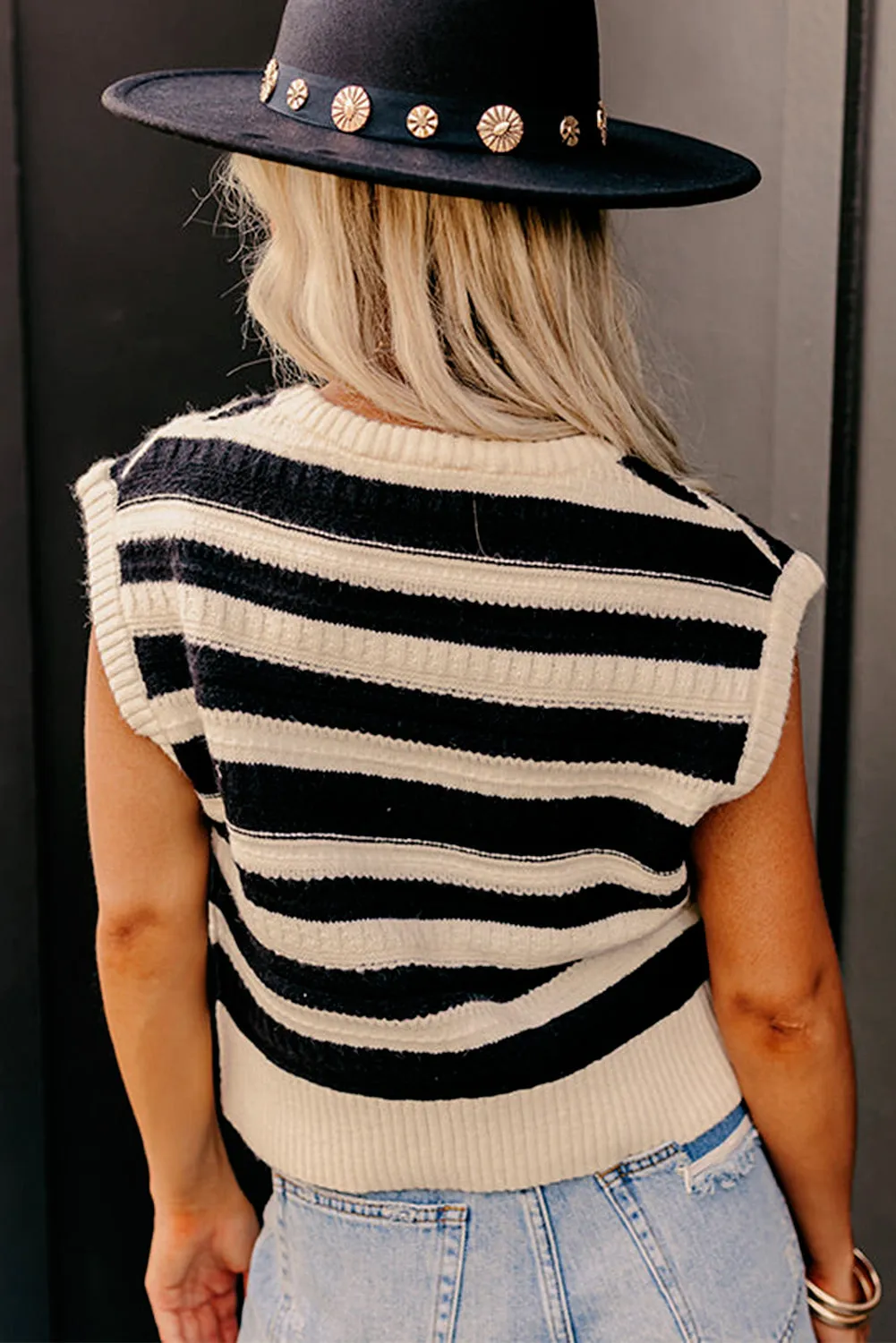 Sara Stripe Knit Top