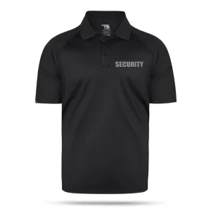 [SECURITY] Men's Performance Polo [BLK/GRY]