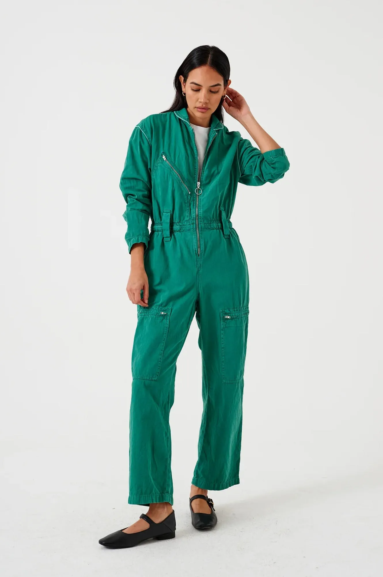 Seventy   Mochi Amelia Jade Green All in One Jumpsuit