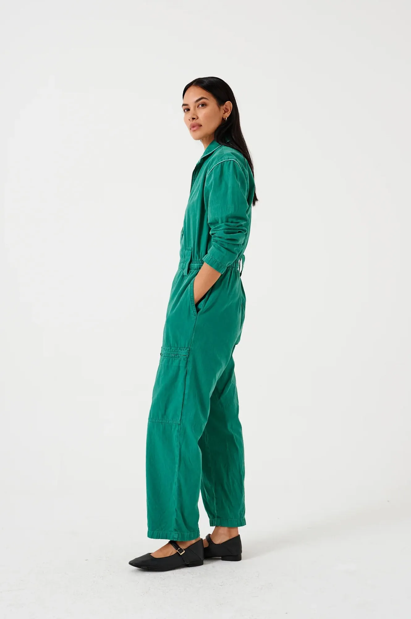 Seventy   Mochi Amelia Jade Green All in One Jumpsuit