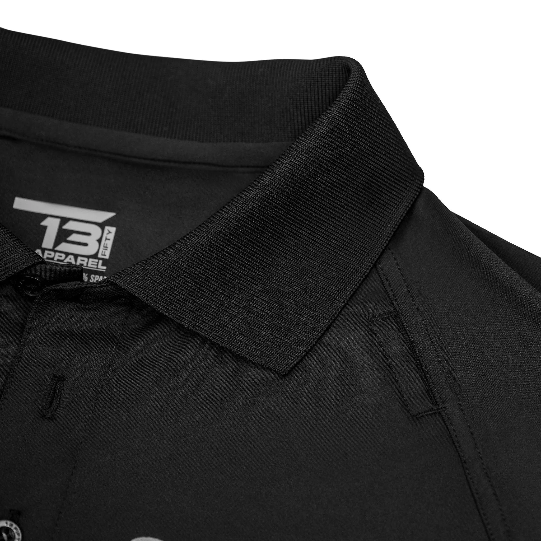 [SEYMOUR PD] Performance Polo [BLK/GLD]