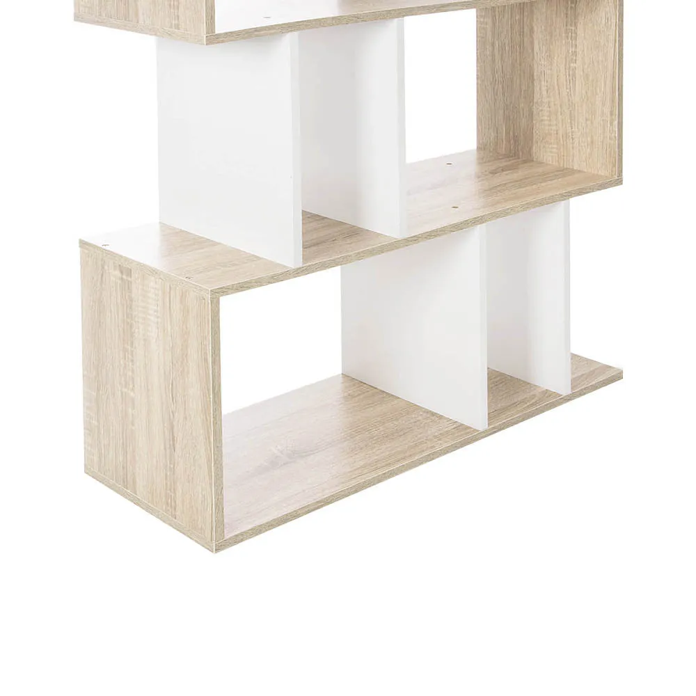 Shelving Units. 5 Tier Display Book Storage Shelf Unit White Brown