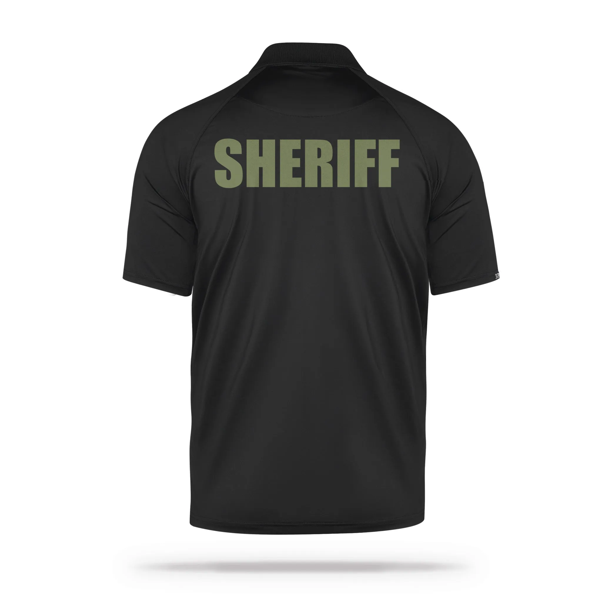 [SHERIFF] Men's Performance Polo [BLK/GRN]