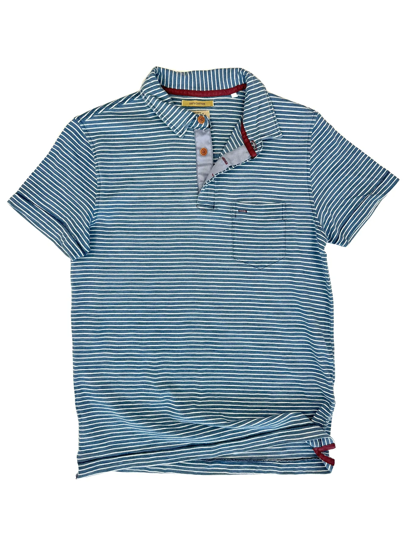 South Seas Indigo Striped Polo 5480