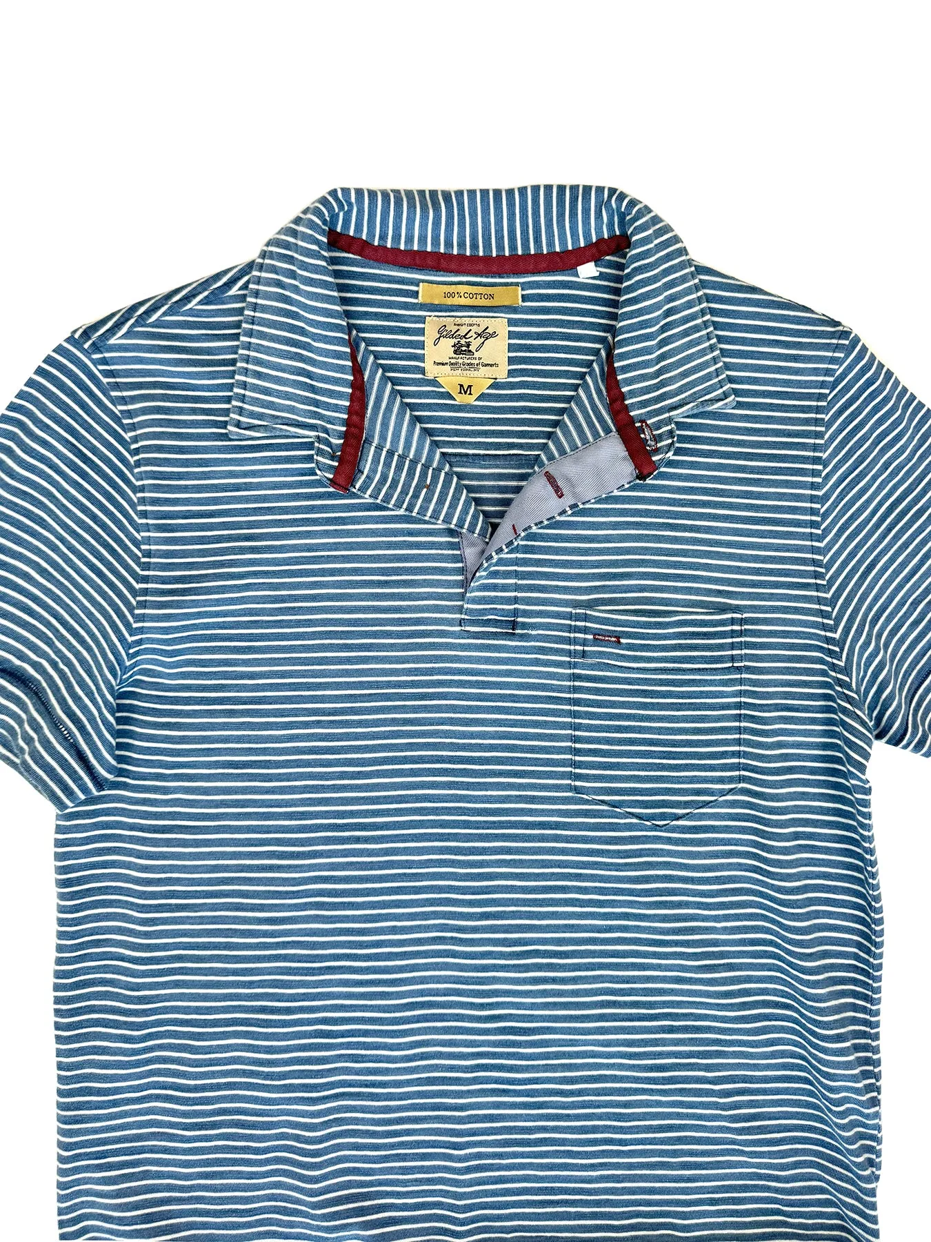 South Seas Indigo Striped Polo 5480