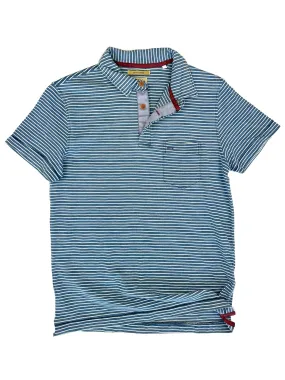 South Seas Indigo Striped Polo 5480