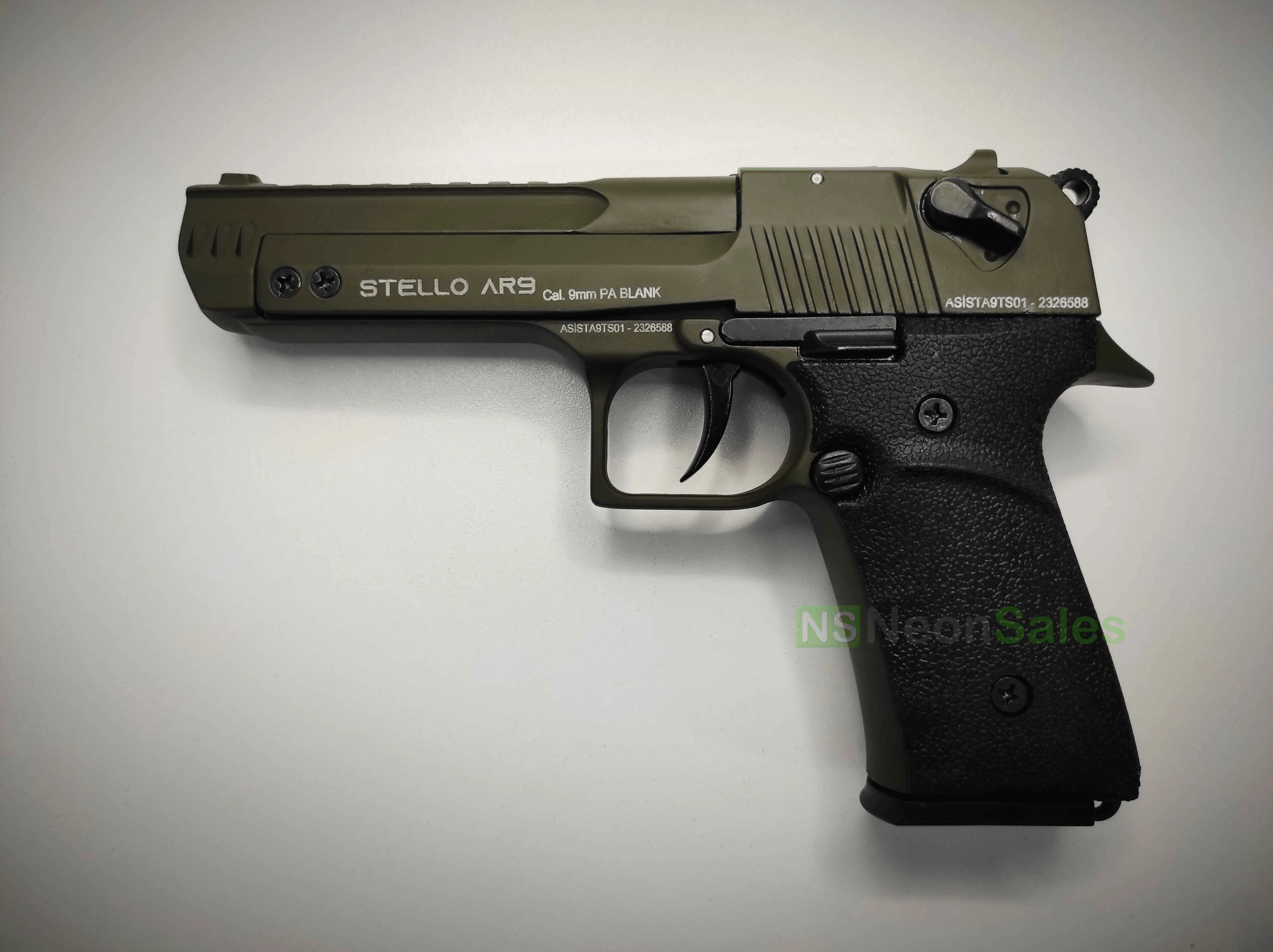 STELLO AR-9 BABY EAGLE BLANK GUN - OD