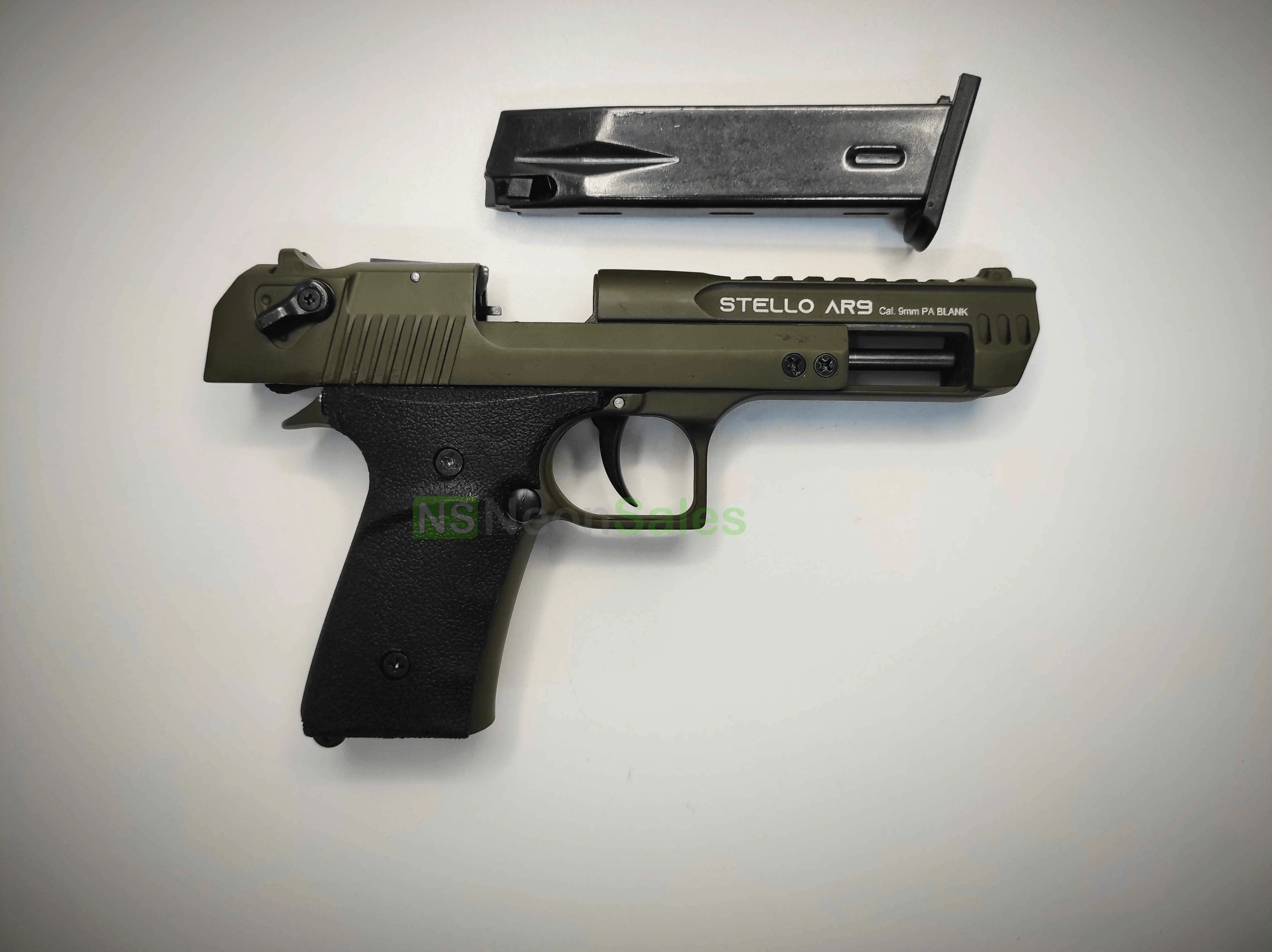 STELLO AR-9 BABY EAGLE BLANK GUN - OD