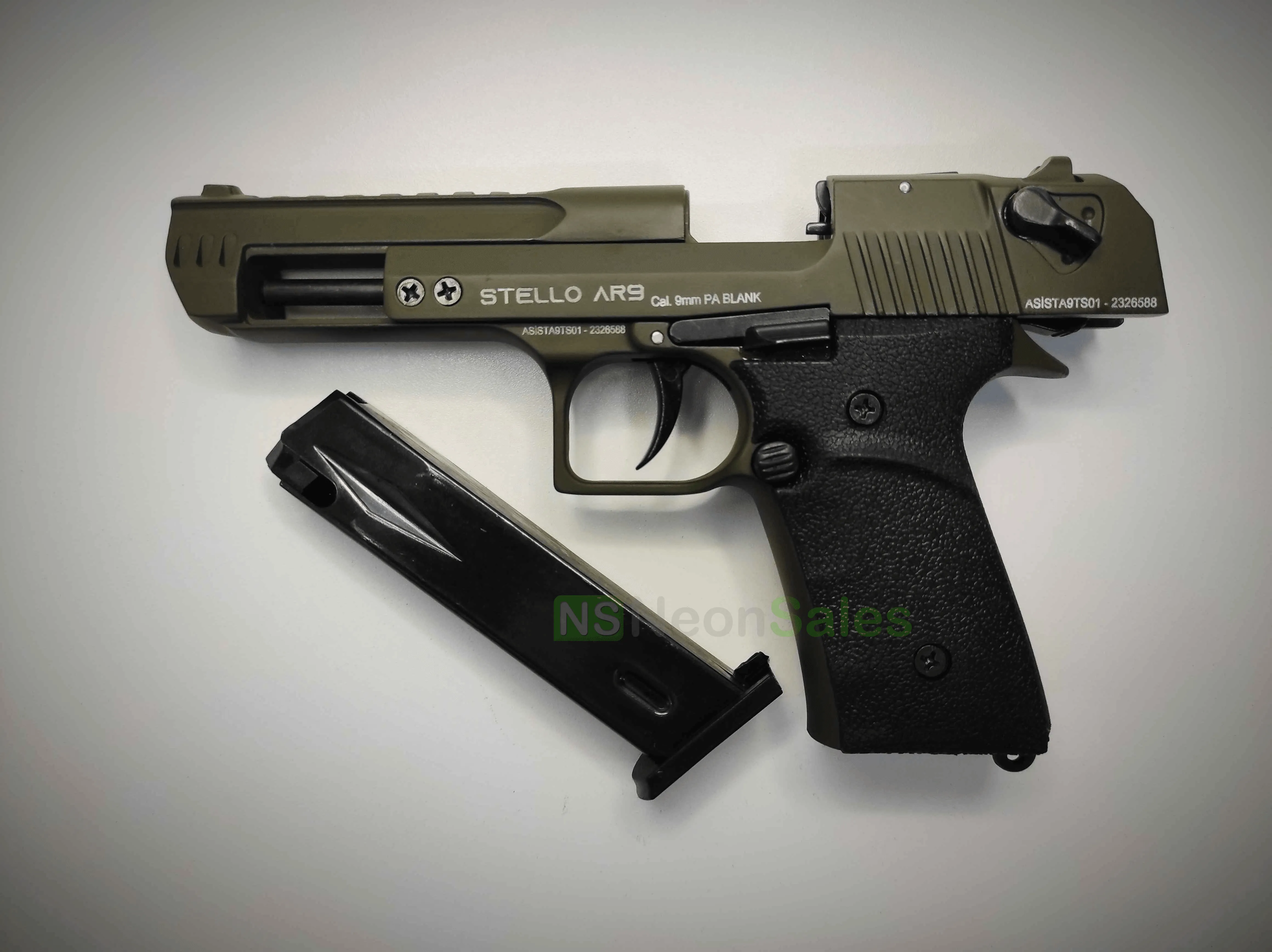 STELLO AR-9 BABY EAGLE BLANK GUN - OD