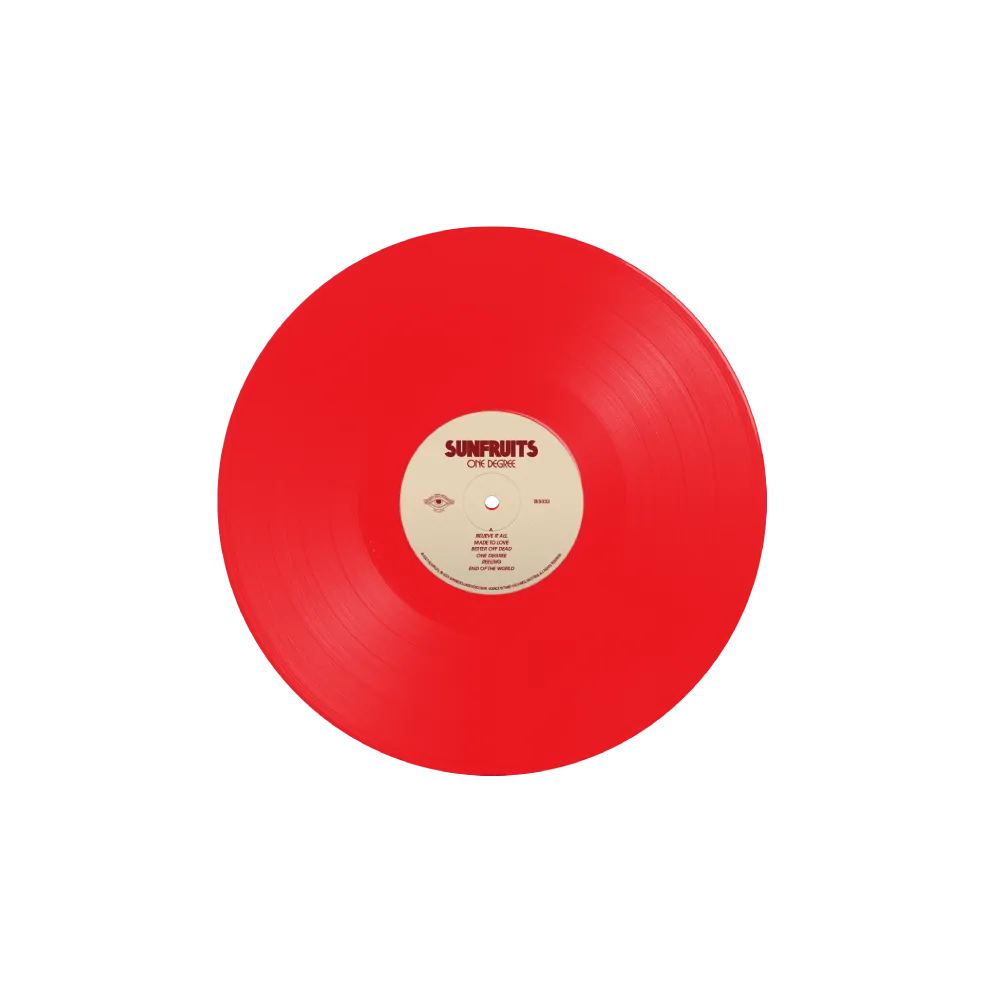 Sunfruits / One Degree LP Soundmerch Exclusive Transparent Red Vinyl