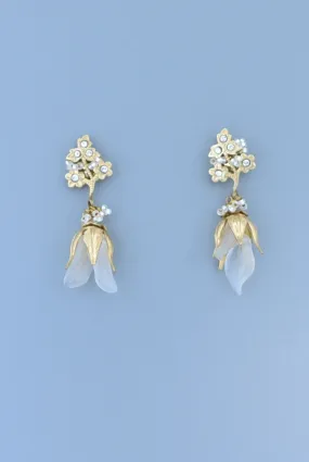 sweet pea tsubomi earring