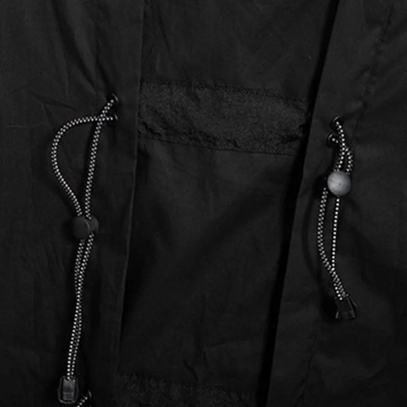 Techwear Black cargo shirt