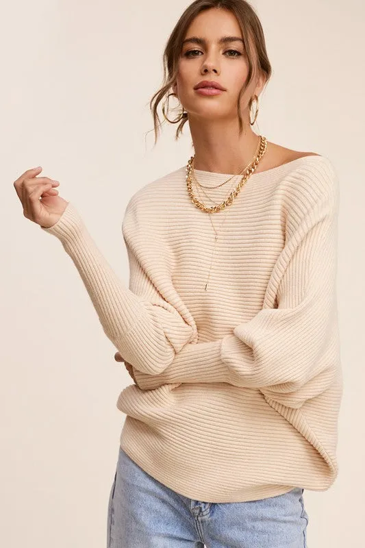 TEEK - Pop Shoulder Mae Sweater