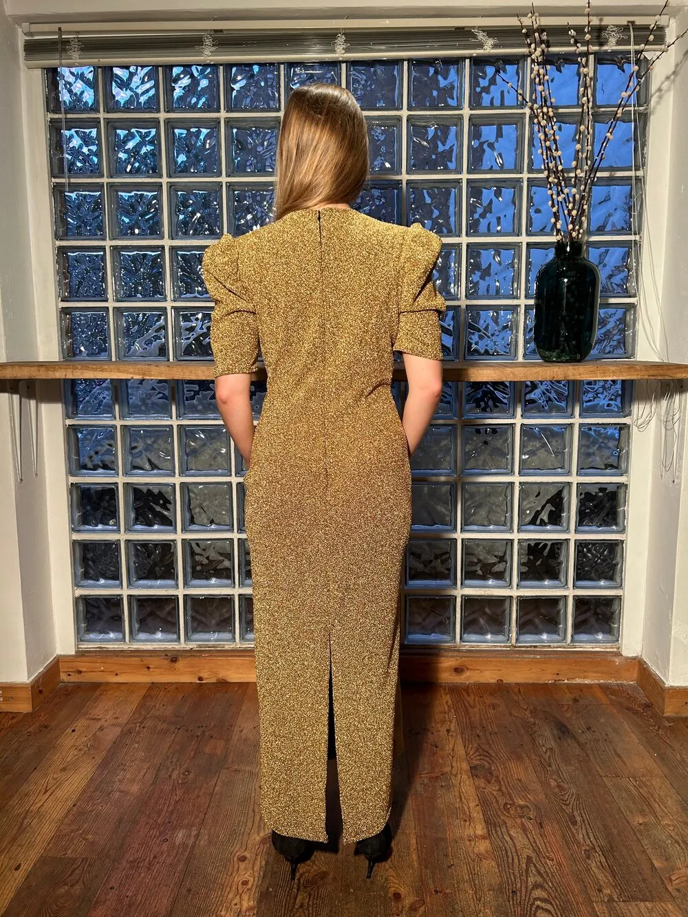 The Falcus Dress Gold By Franks