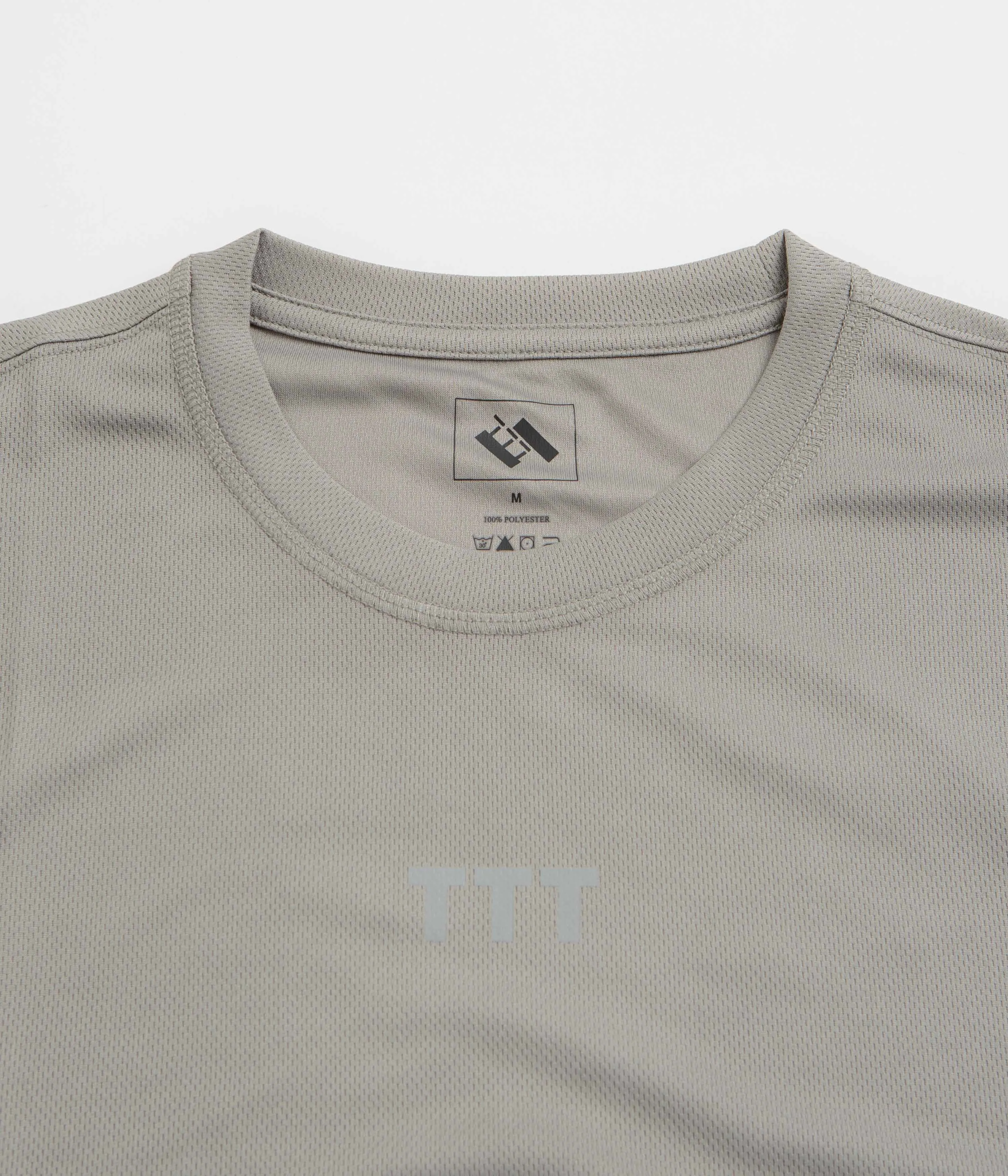 The Trilogy Tapes Running Long Sleeve T-Shirt - Grey