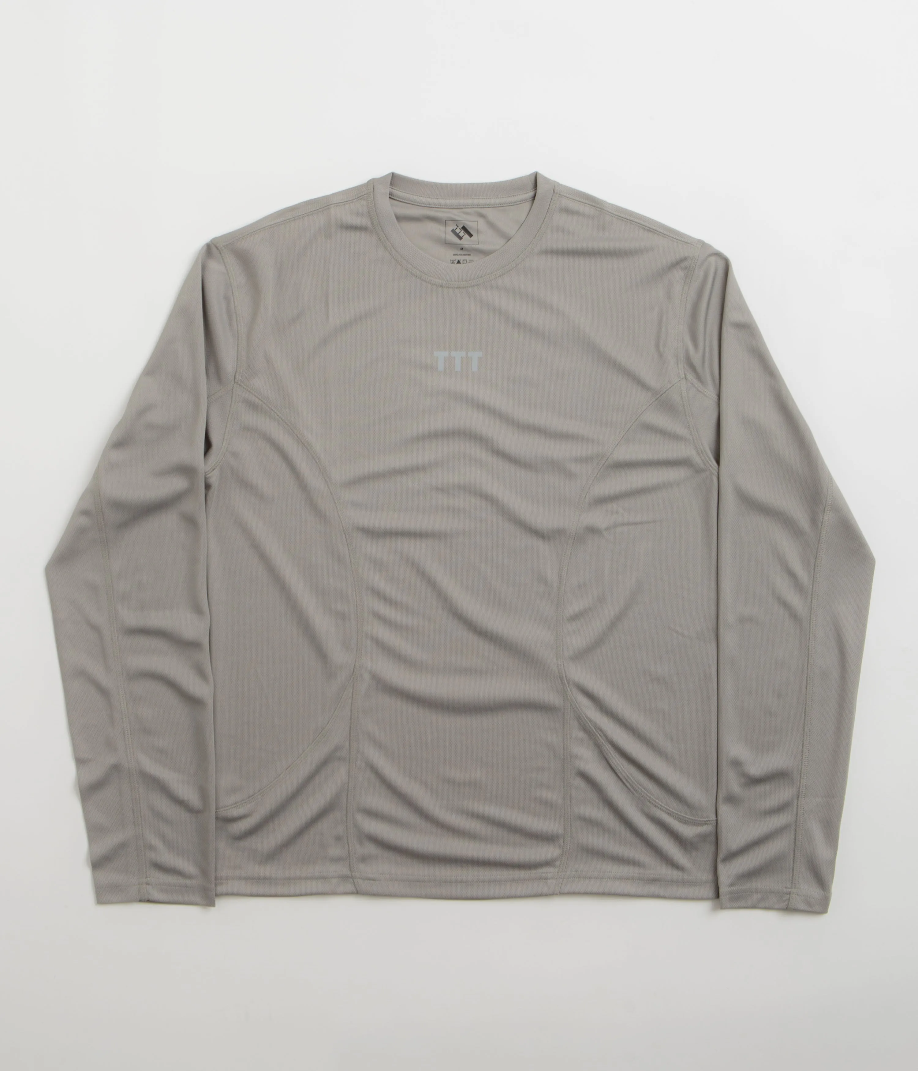 The Trilogy Tapes Running Long Sleeve T-Shirt - Grey