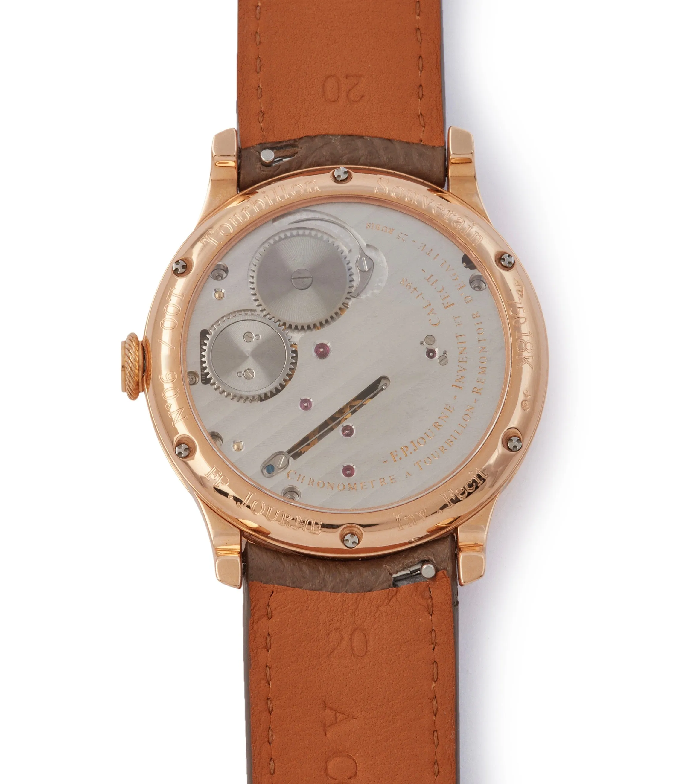 Tourbillon Souverain | Brass Movement | Rose Gold