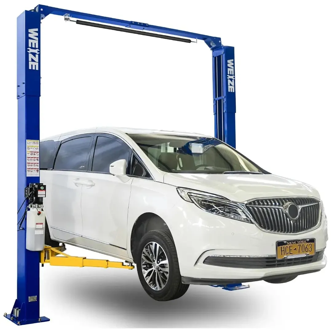 Two Post Car Lift 10000 LBS Capacity Clearfloor Vehicle Lifts Single Point Release 2 Post Overhead Auto Truck Tractor Lift 220V 60HZ 1PH 3HP 4.5T