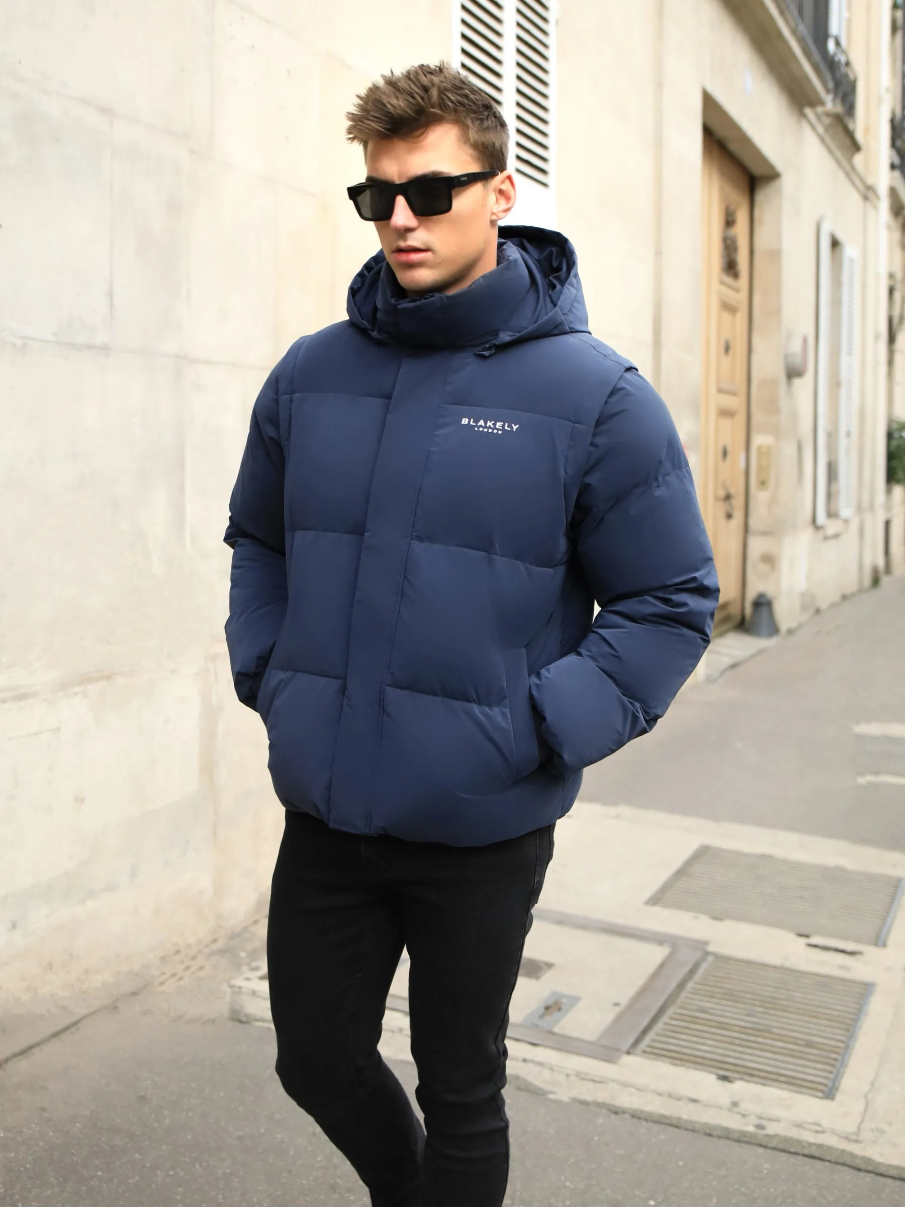 Ultimate Multiway Puffer Coat - Navy