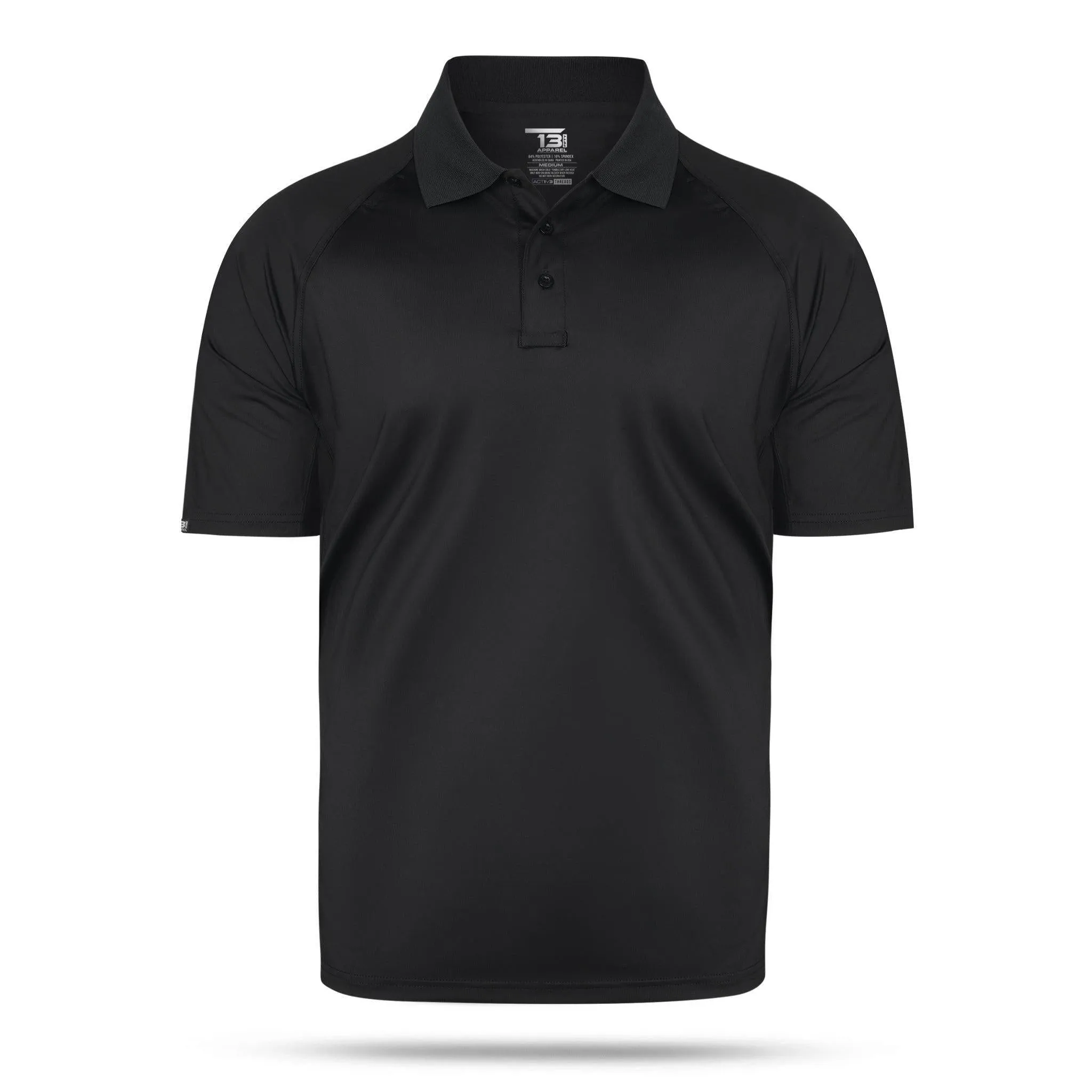 [UNMARKED] Men's Performance Polo [BLK]