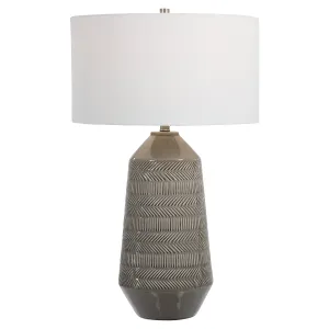 Uttermost Rewind Gray Table Lamp