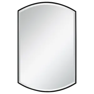 Uttermost Shield Shaped Iron Mirror