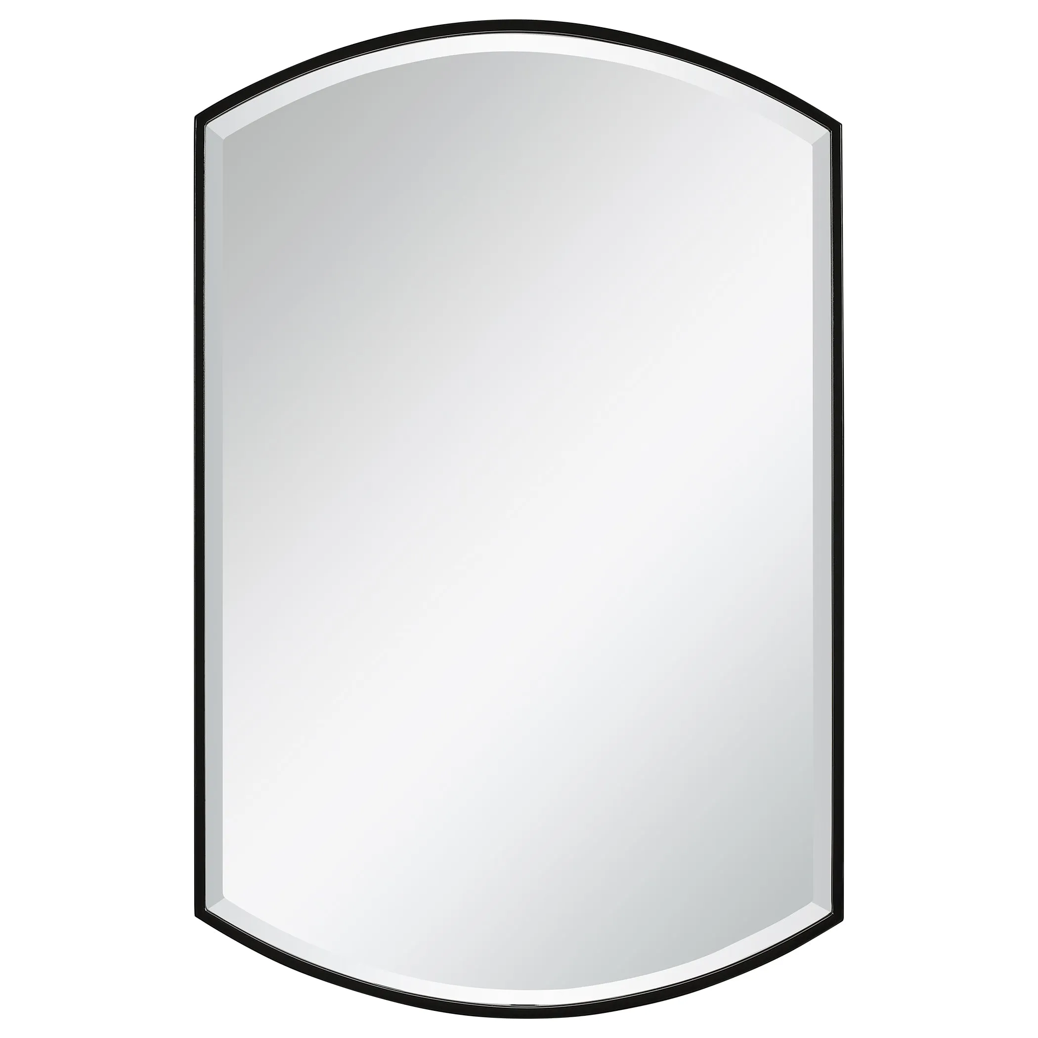 Uttermost Shield Shaped Iron Mirror