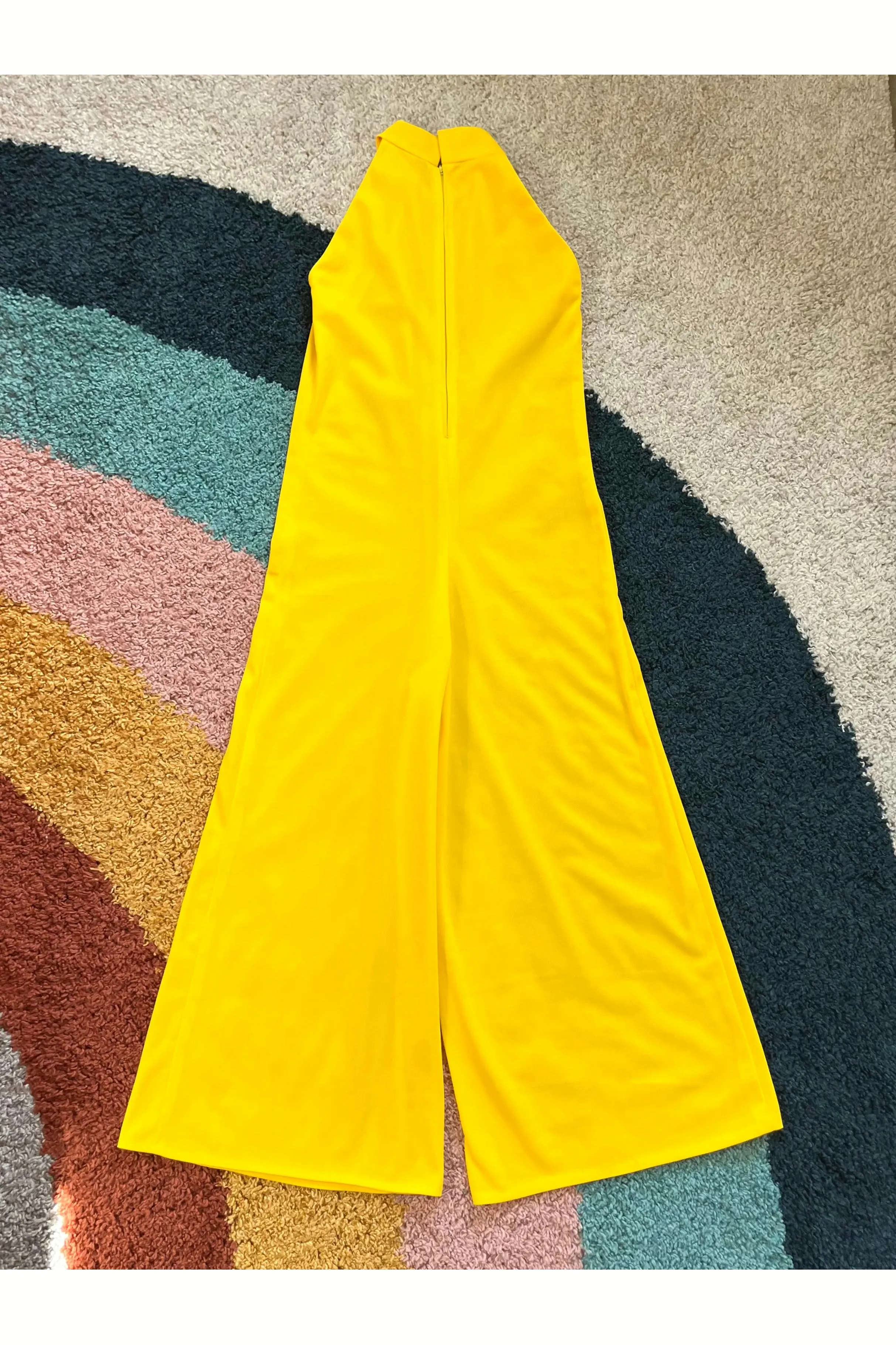 Vintage 70s Mock Neck Jumpsuit