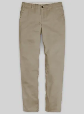 Washed Stretch Summer Khaki Chino Pants