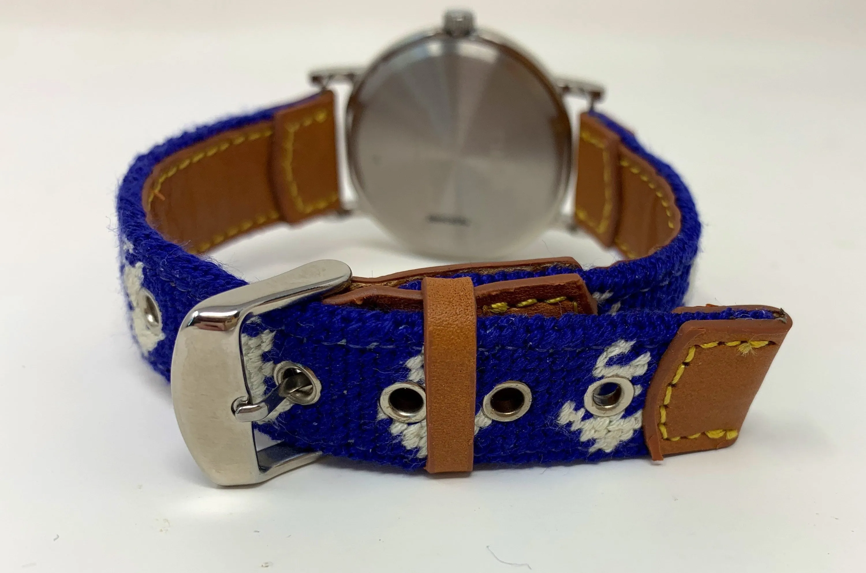 Watch Needlepoint hand stitched Timex weekender watch  #shopforacause