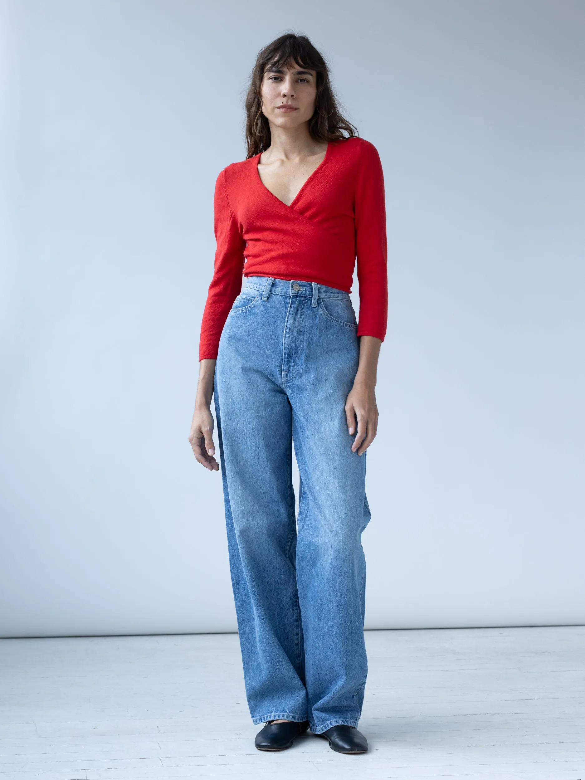 Wide Leg Jean in Vintage Wash