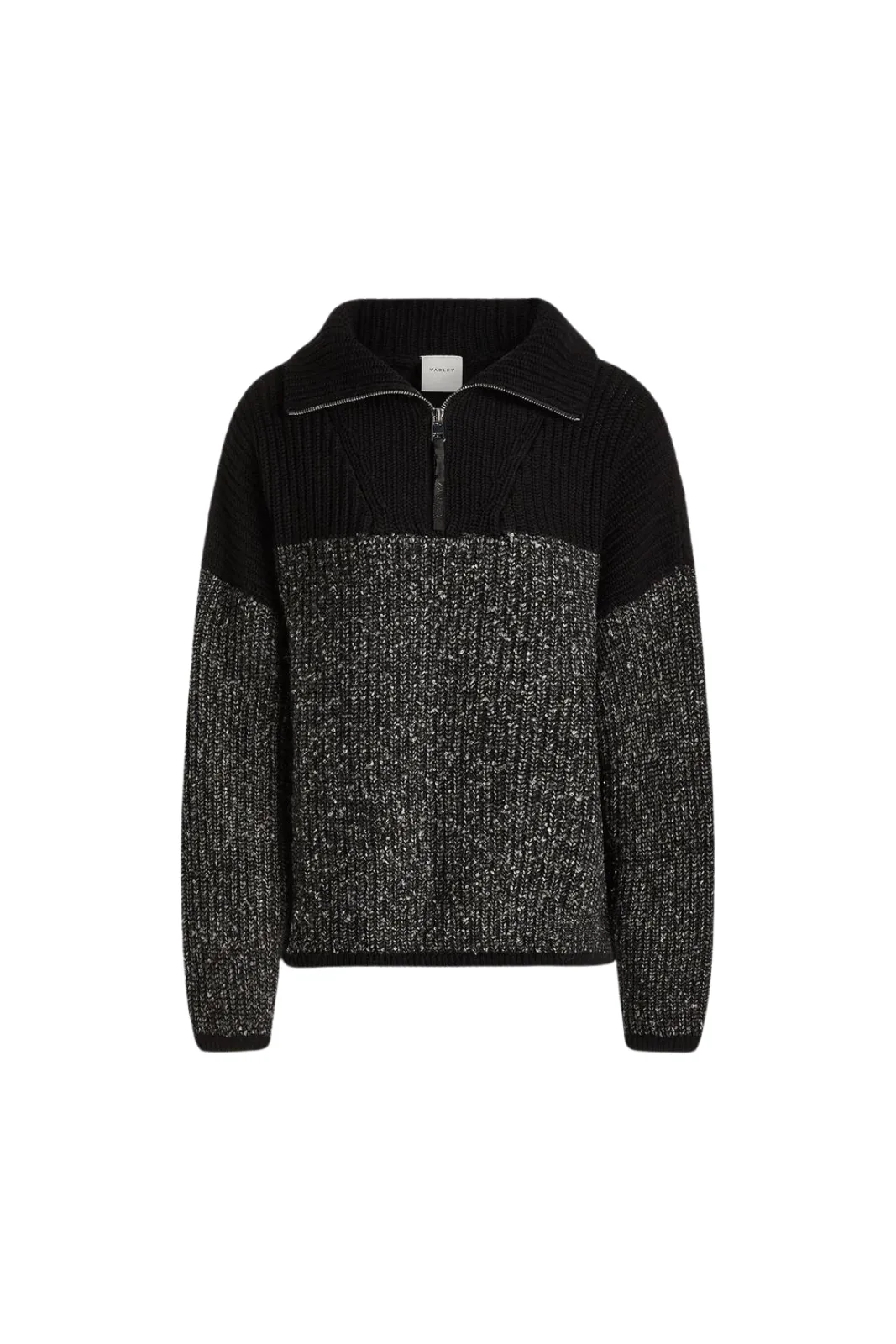 Willard Half Zip Knit 2.0, Black