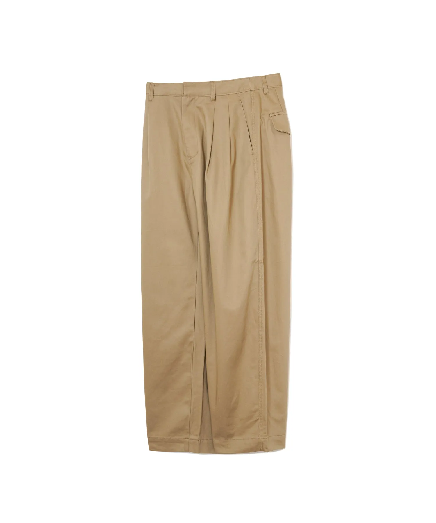 【WOMEN】upper hights 2TUCK WIDE CHINO PT