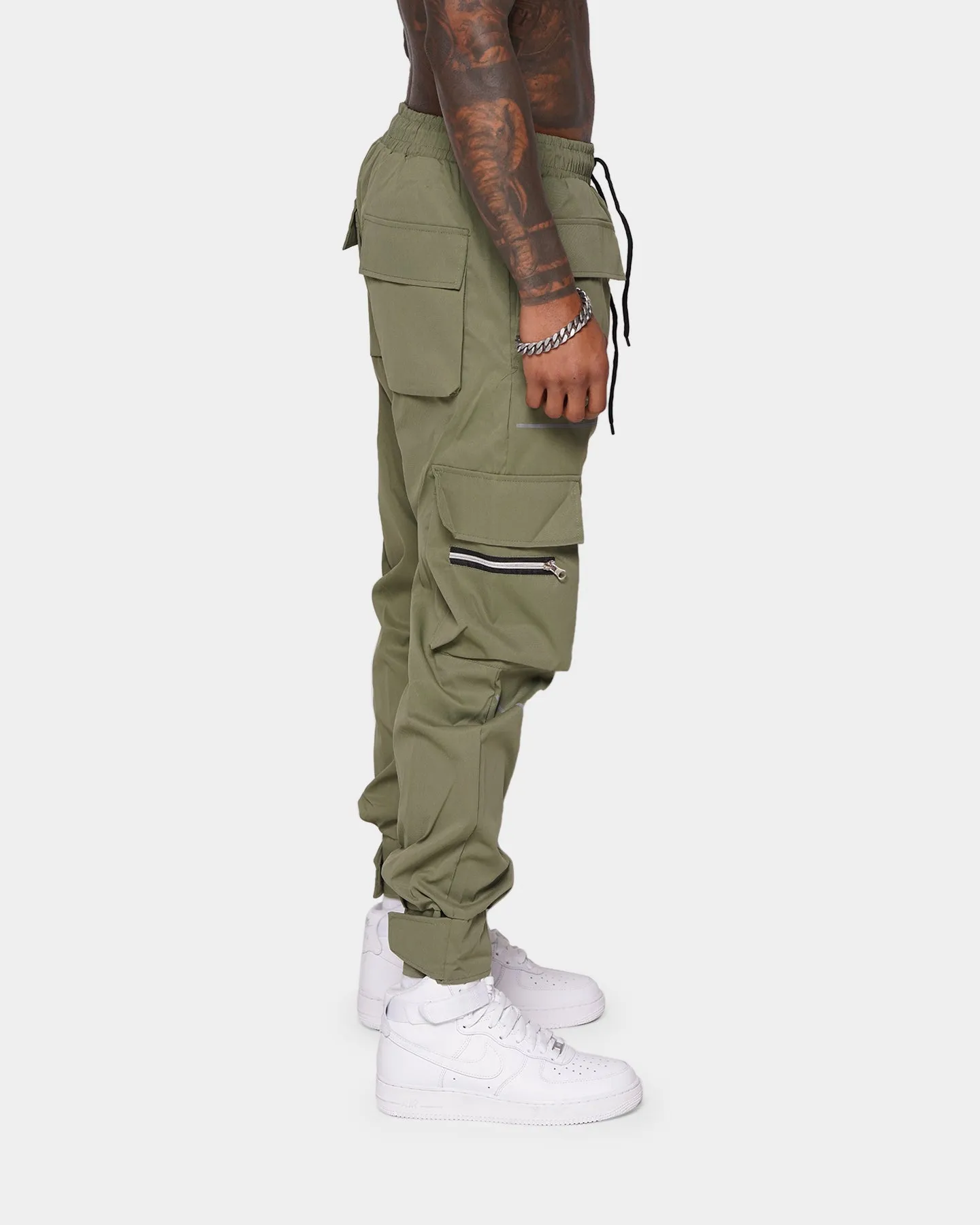 XXIII Manche Green Pants Khaki