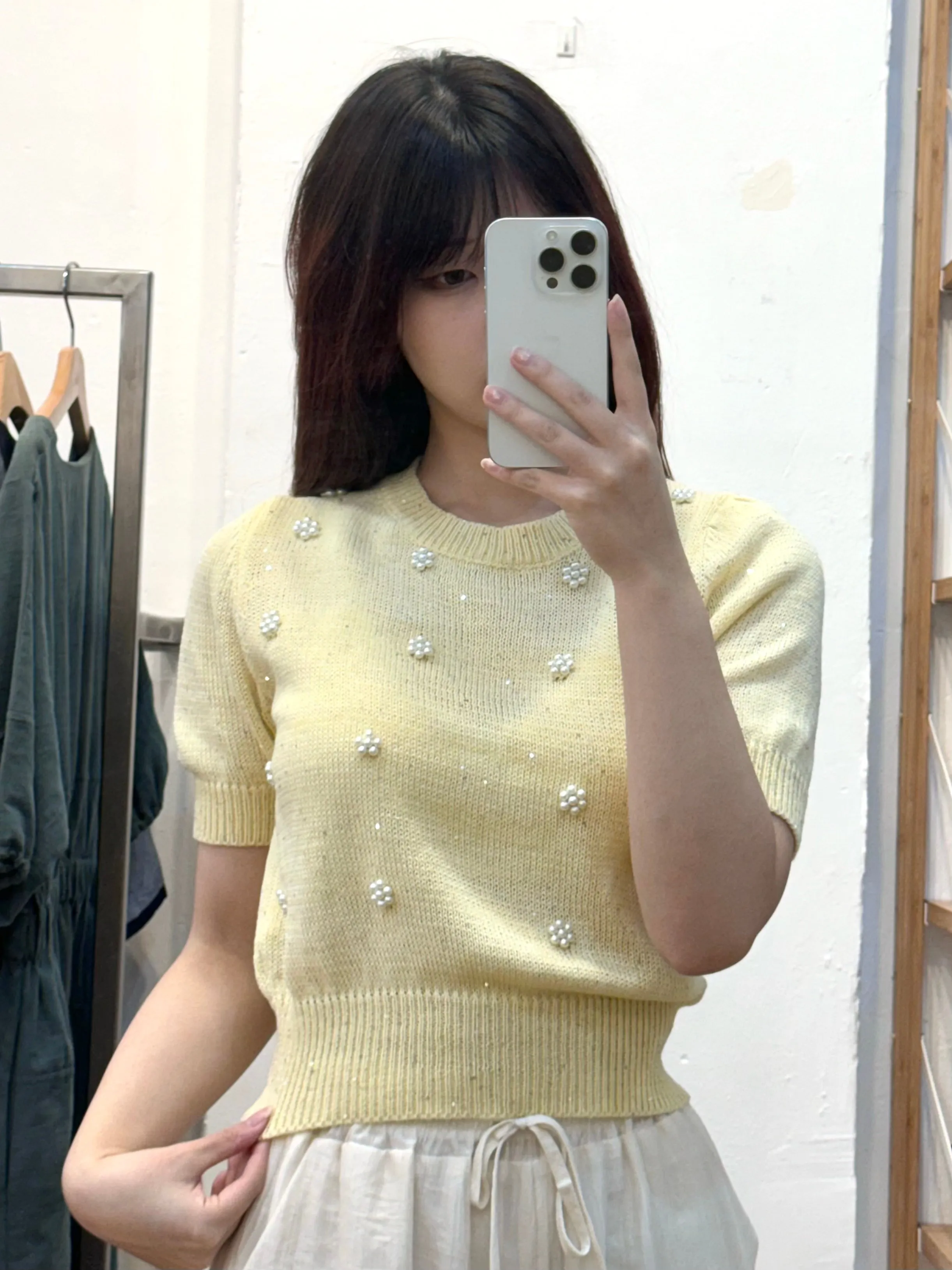 Yellow Pearl Top