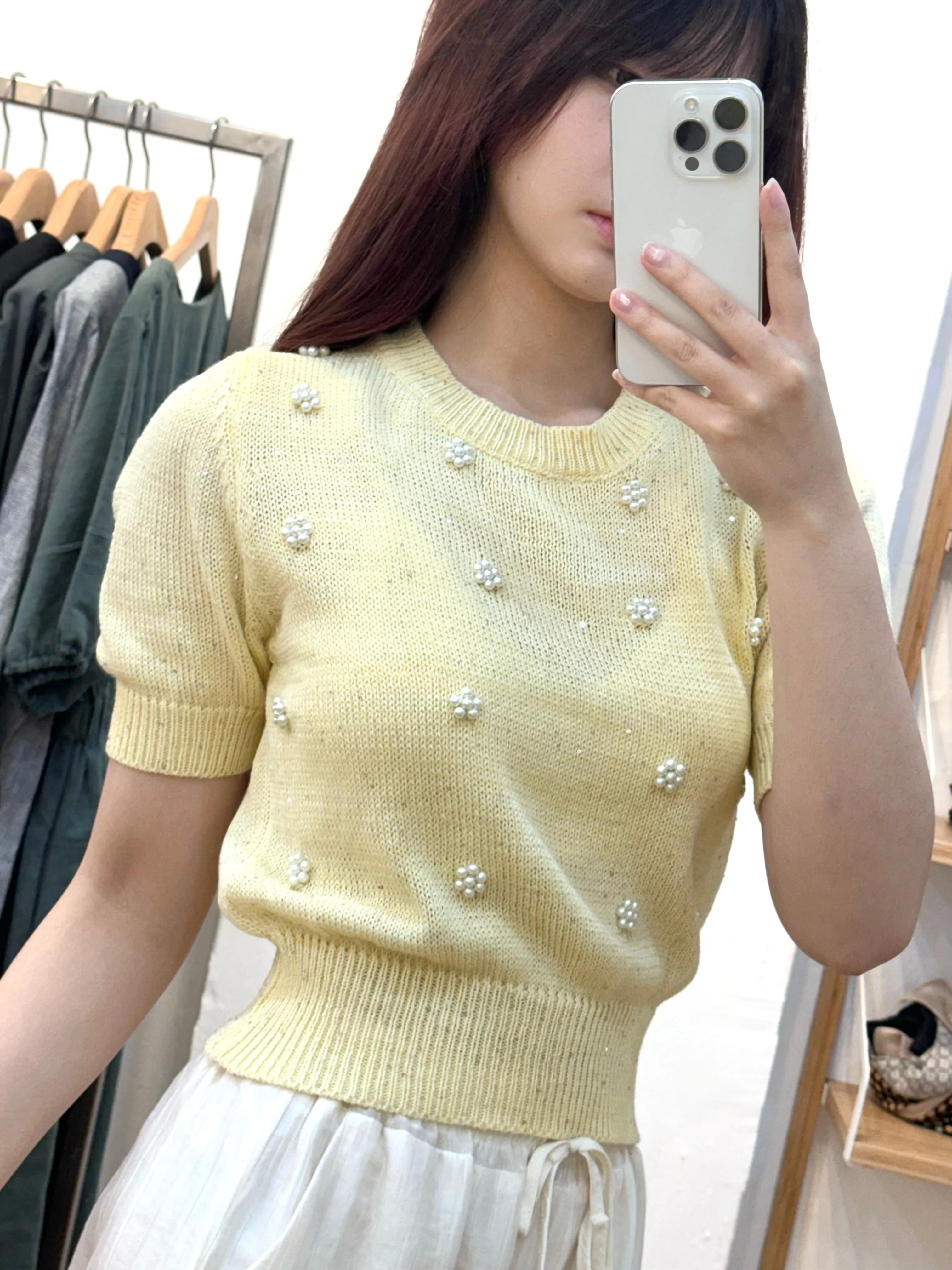 Yellow Pearl Top