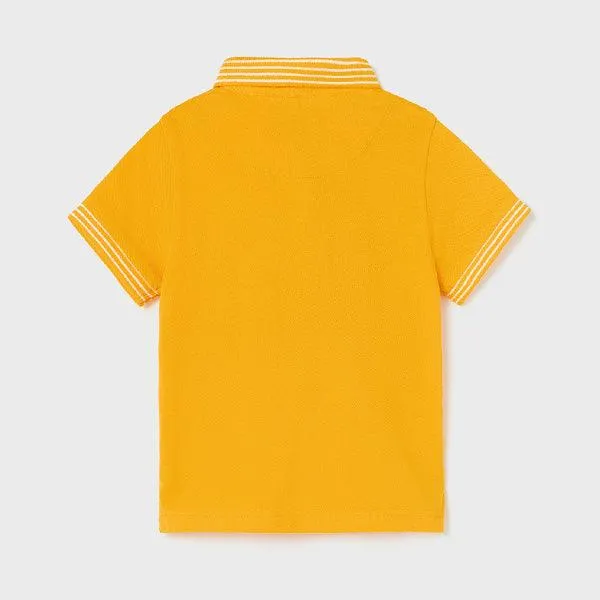 YELLOW SHORT SLEEVE POLO FOR BABY BOYS